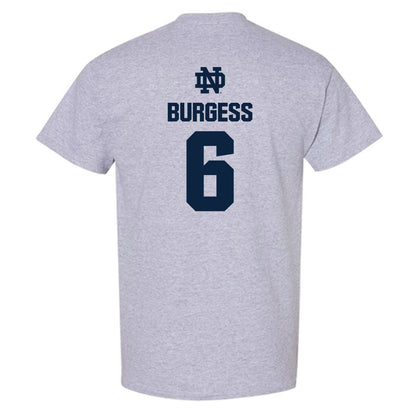 Notre Dame - NCAA Football : Christopher Burgess - Classic Fashion Shersey T-Shirt-1