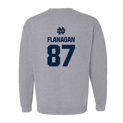 Notre Dame - NCAA Football : Cooper Flanagan - Classic Fashion Shersey Crewneck Sweatshirt-1