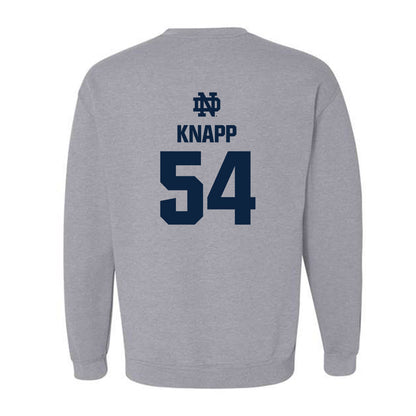 Notre Dame - NCAA Football : Anthonie Knapp - Classic Fashion Shersey Crewneck Sweatshirt-1