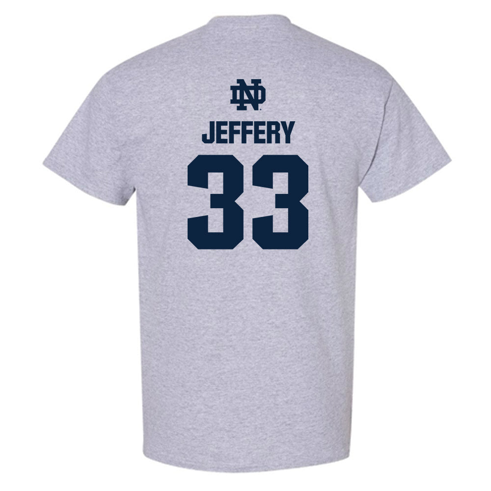 Notre Dame - NCAA Football : Matthew Jeffery - Classic Fashion Shersey T-Shirt-1