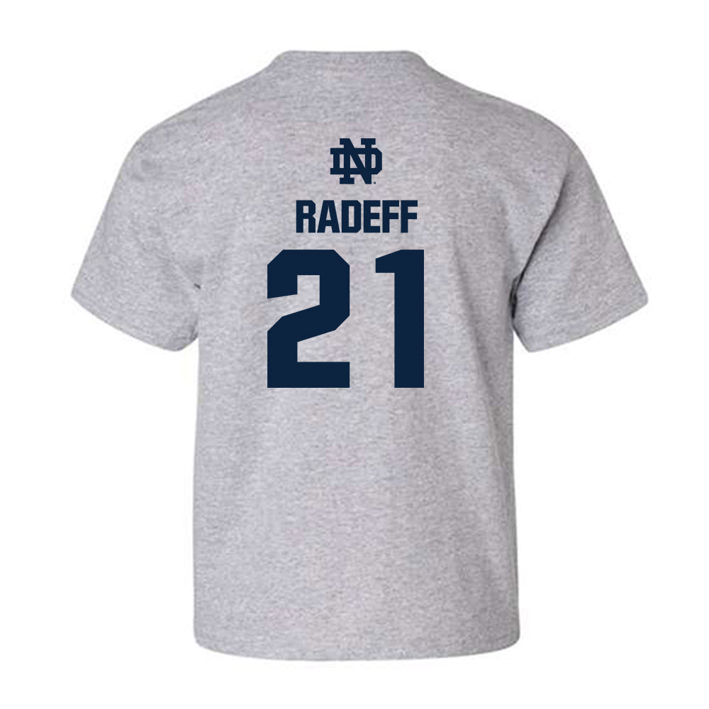 Notre Dame - NCAA Women's Volleyball : Mia Radeff - Classic Fashion Shersey Youth T-Shirt-1