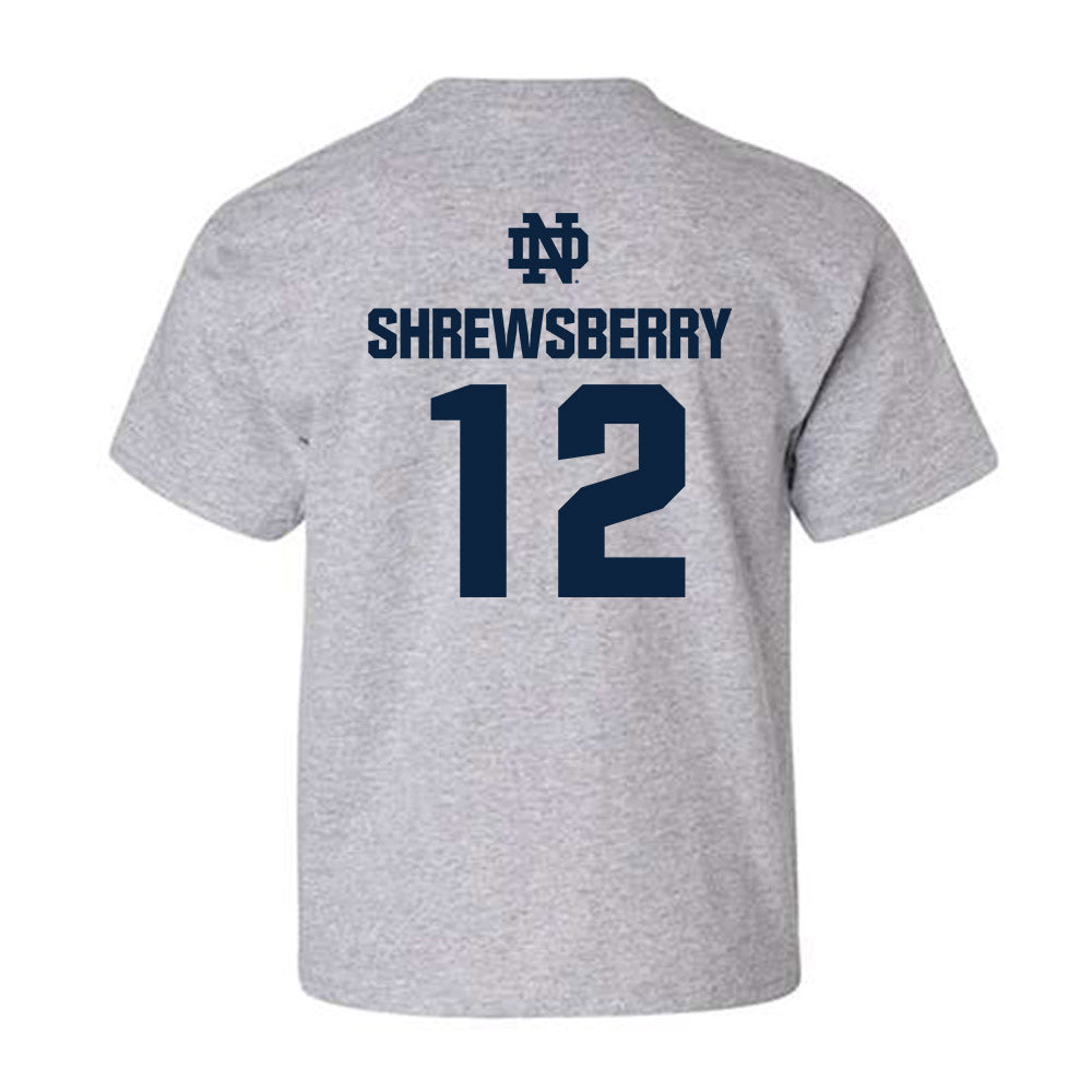 Notre Dame - NCAA Men's Basketball : Nick Shrewsberry - Classic Fashion Shersey Youth T-Shirt-1