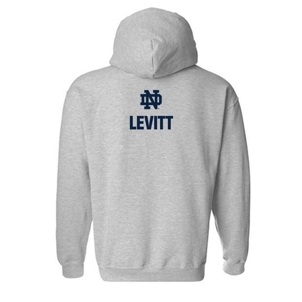 Notre Dame - NCAA Women's Golf : Jordan Levitt - Classic Fashion Shersey Hooded Sweatshirt-1