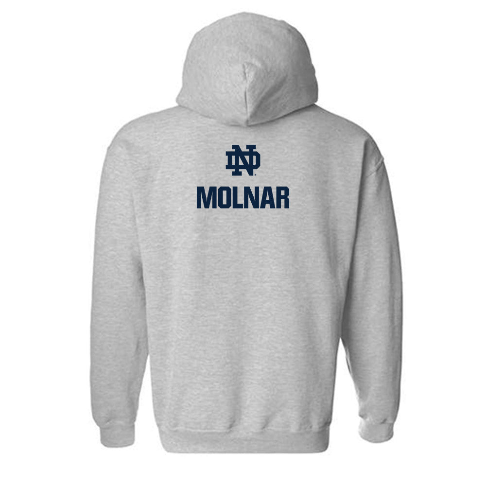 Notre Dame - NCAA Women's Tennis : Bianca Molnar - Classic Fashion Shersey Hooded Sweatshirt-1