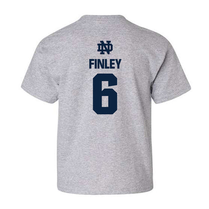 Notre Dame - NCAA Men's Lacrosse : Fisher Finley - Classic Fashion Shersey Youth T-Shirt-1