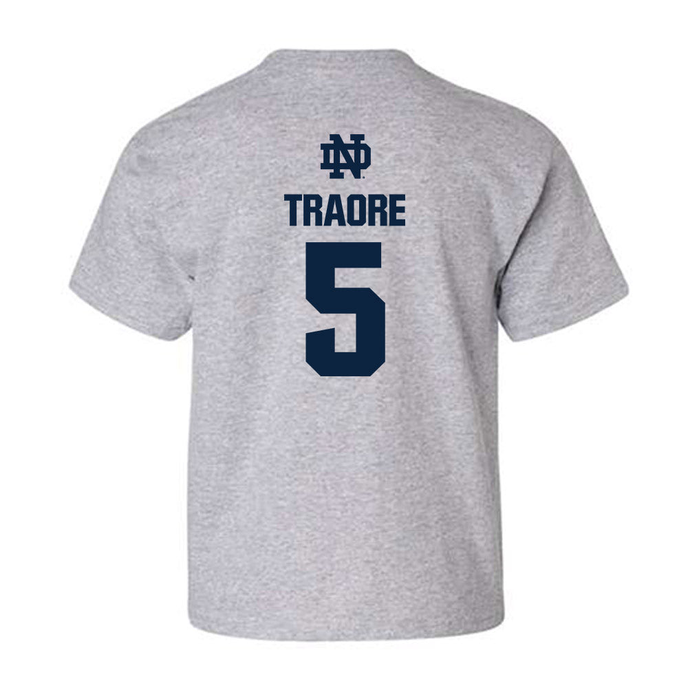 Notre Dame - NCAA Football : Boubacar Traore - Classic Fashion Shersey Youth T-Shirt-1
