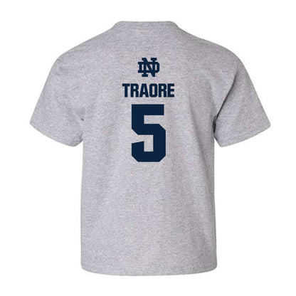 Notre Dame - NCAA Football : Boubacar Traore - Classic Fashion Shersey Youth T-Shirt-1