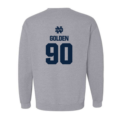 Notre Dame - NCAA Football : Elijah Golden - Classic Fashion Shersey Crewneck Sweatshirt-1