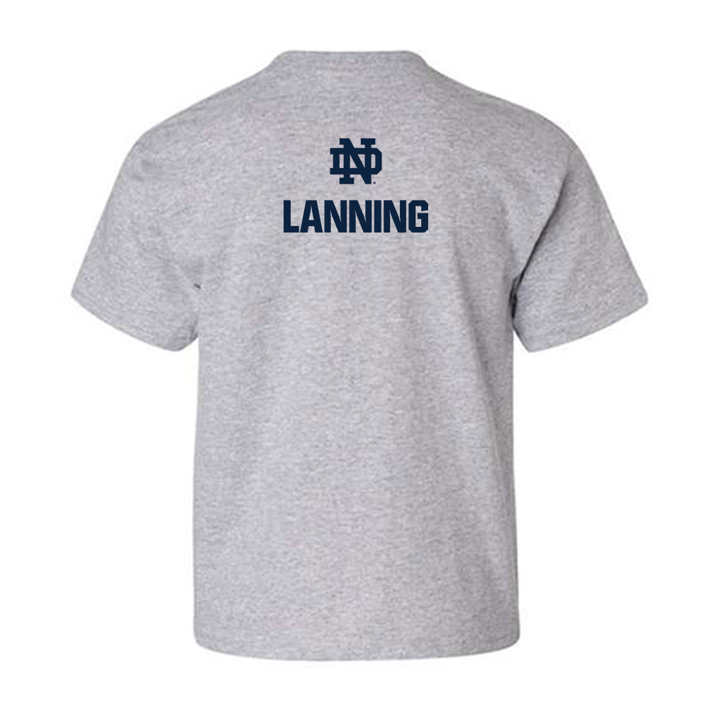 Notre Dame - NCAA Women's Swimming & Diving : Gracyn Lanning - Classic Fashion Shersey Youth T-Shirt-1