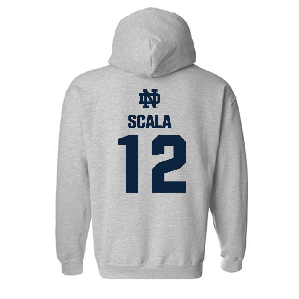 Notre Dame - NCAA Men's Soccer : Ethan Scala - Classic Fashion Shersey Hooded Sweatshirt-1
