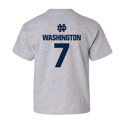Notre Dame - NCAA Football : Tyrus Washington - Classic Fashion Shersey Youth T-Shirt-1