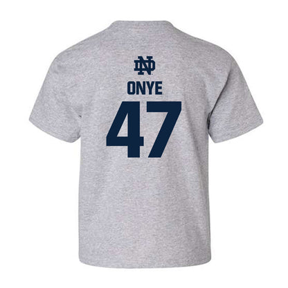 Notre Dame - NCAA Football : Jason Onye - Classic Fashion Shersey Youth T-Shirt-1