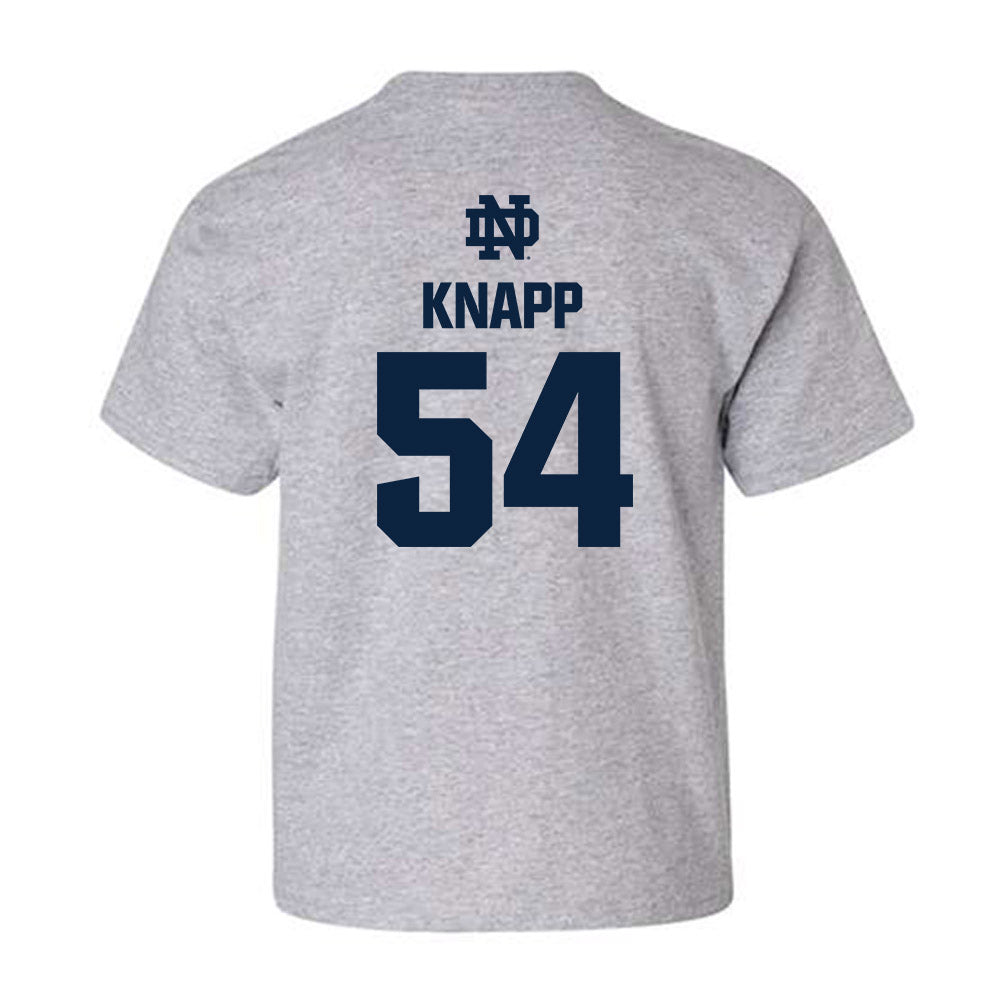 Notre Dame - NCAA Football : Anthonie Knapp - Classic Fashion Shersey Youth T-Shirt-1