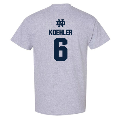 Notre Dame - NCAA Men's Basketball : Brady Koehler - Classic Fashion Shersey T-Shirt-1