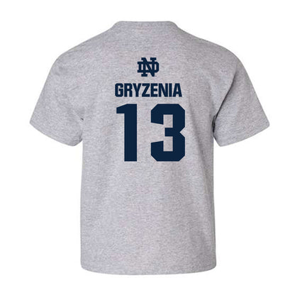 Notre Dame - NCAA Men's Lacrosse : Andrew Gryzenia - Classic Fashion Shersey Youth T-Shirt-1
