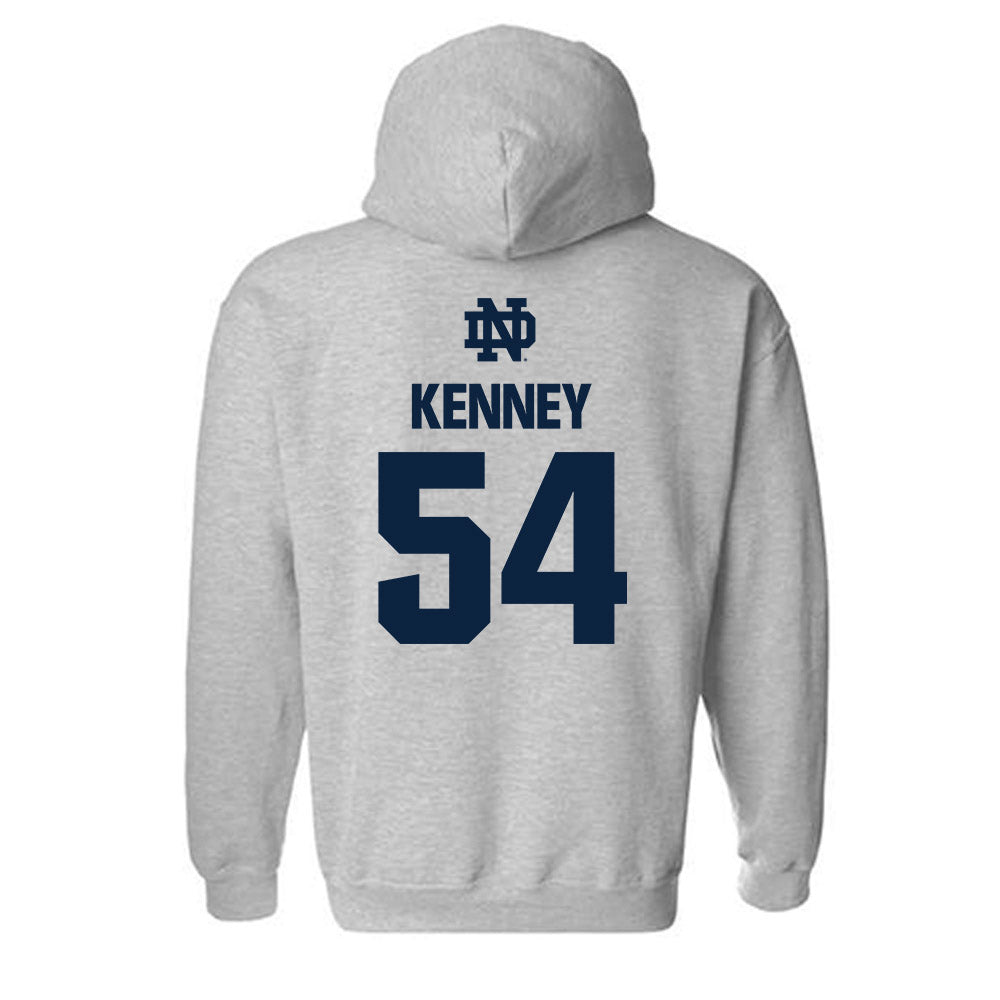 Notre Dame - NCAA Men's Lacrosse : James Kenney - Classic Fashion Shersey Hooded Sweatshirt