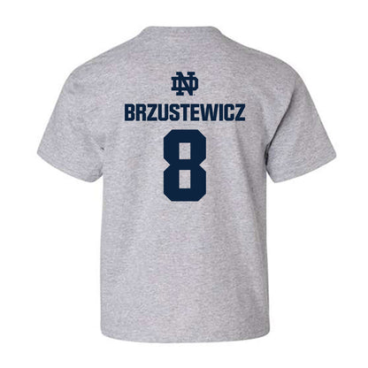 Notre Dame - NCAA Baseball : Hudson Brzustewicz - Classic Fashion Shersey Youth T-Shirt-1
