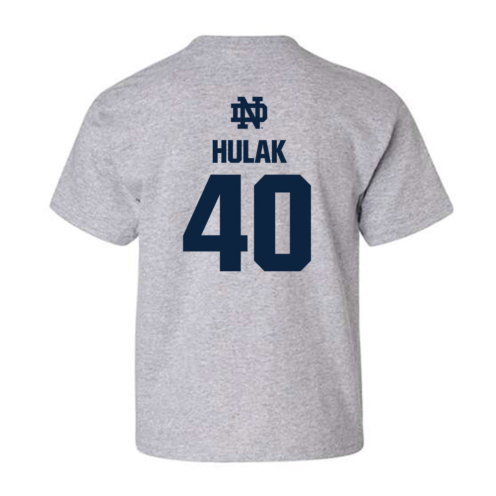 Notre Dame - NCAA Football : Dominik Hulak - Classic Fashion Shersey Youth T-Shirt-1