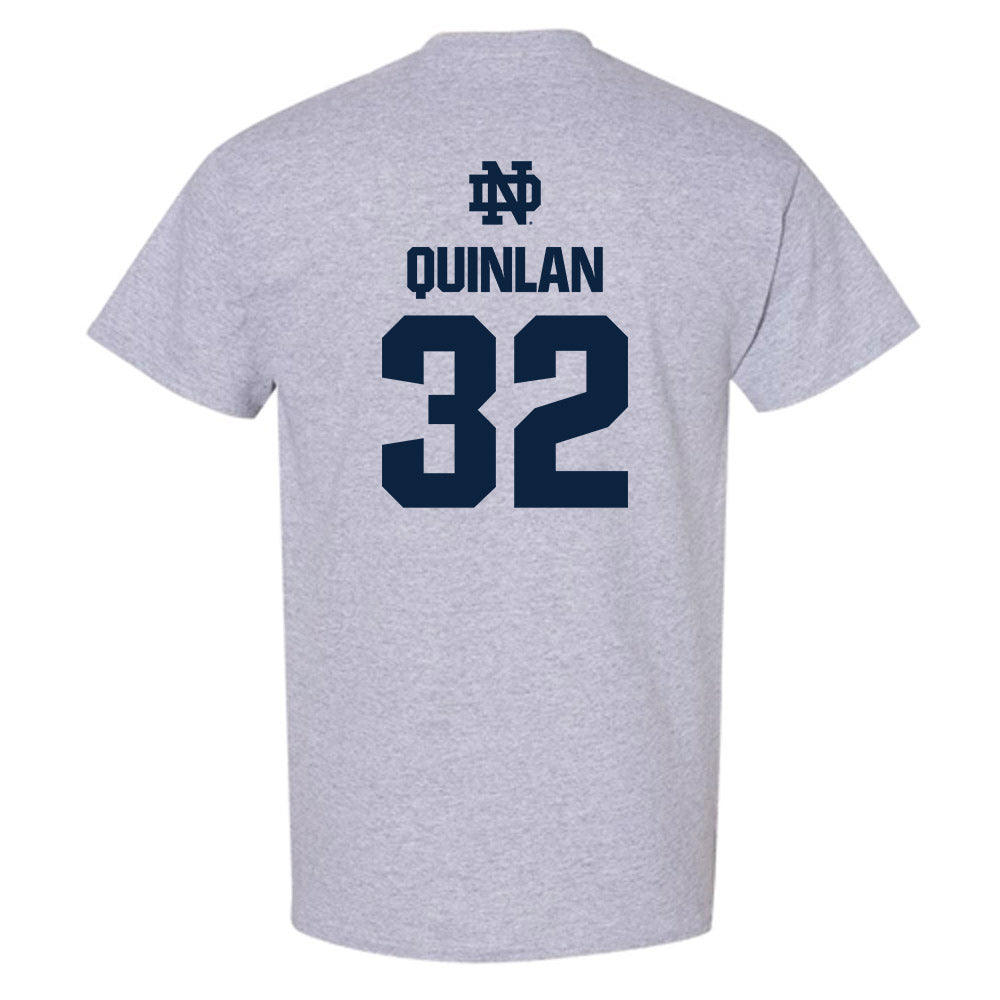Notre Dame - NCAA Men's Ice Hockey : Patrick Quinlan - Classic Fashion Shersey T-Shirt-1