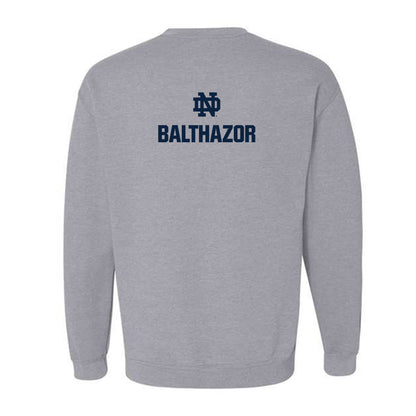 Notre Dame - NCAA Men's Tennis : Nolan Balthazor - Classic Fashion Shersey Crewneck Sweatshirt-1