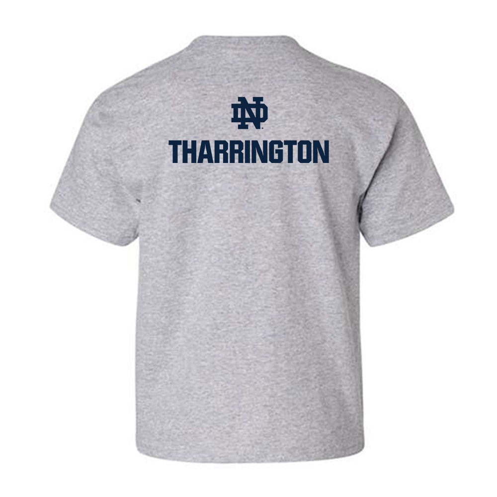 Notre Dame - NCAA Men's Swimming & Diving : Owen Tharrington - Classic Fashion Shersey Youth T-Shirt-1