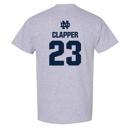 Notre Dame - NCAA Football : Jakobe Clapper - Classic Fashion Shersey T-Shirt-1