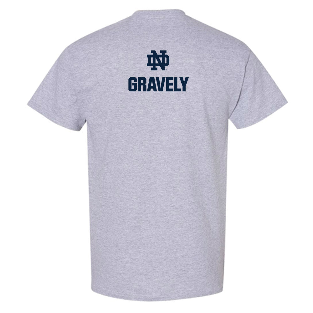 Notre Dame - NCAA Baseball : Warren Gravely - Classic Fashion Shersey T-Shirt-1