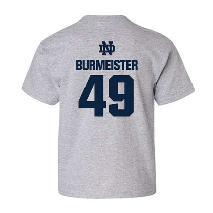 Notre Dame - NCAA Men's Lacrosse : Ben Burmeister - Classic Fashion Shersey Youth T-Shirt-1