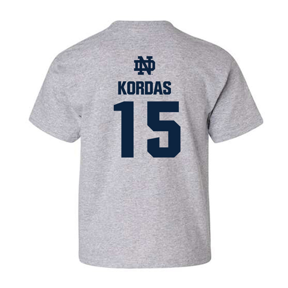 Notre Dame - NCAA Women's Volleyball : Mae Kordas - Classic Fashion Shersey Youth T-Shirt-1