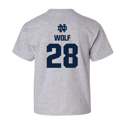 Notre Dame - NCAA Baseball : Rhys Wolf - Classic Fashion Shersey Youth T-Shirt-1