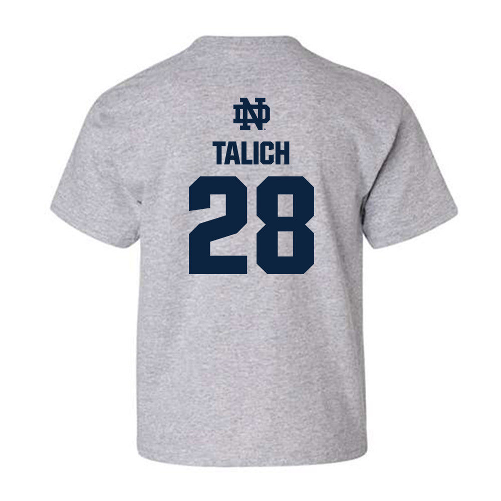 Notre Dame - NCAA Football : Luke Talich - Classic Fashion Shersey Youth T-Shirt-1