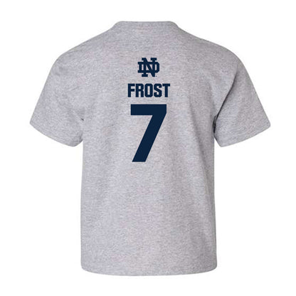Notre Dame - NCAA Men's Basketball : Ryder Frost - Classic Fashion Shersey Youth T-Shirt-1