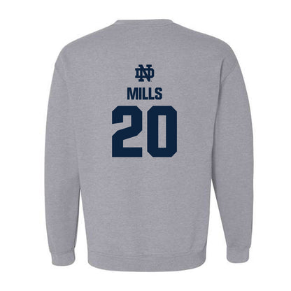 Notre Dame - NCAA Women's Soccer : Abby Mills - Classic Fashion Shersey Crewneck Sweatshirt