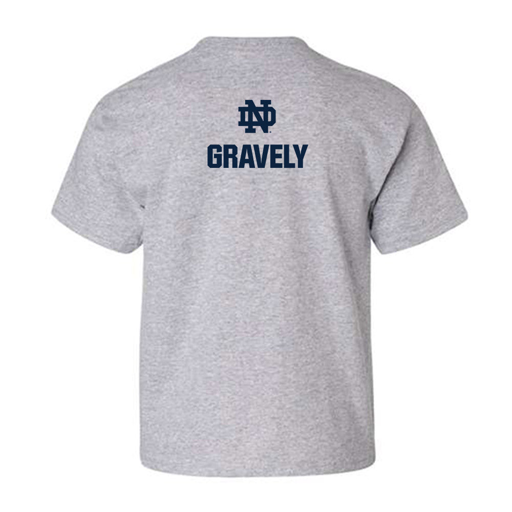Notre Dame - NCAA Baseball : Warren Gravely - Classic Fashion Shersey Youth T-Shirt-1