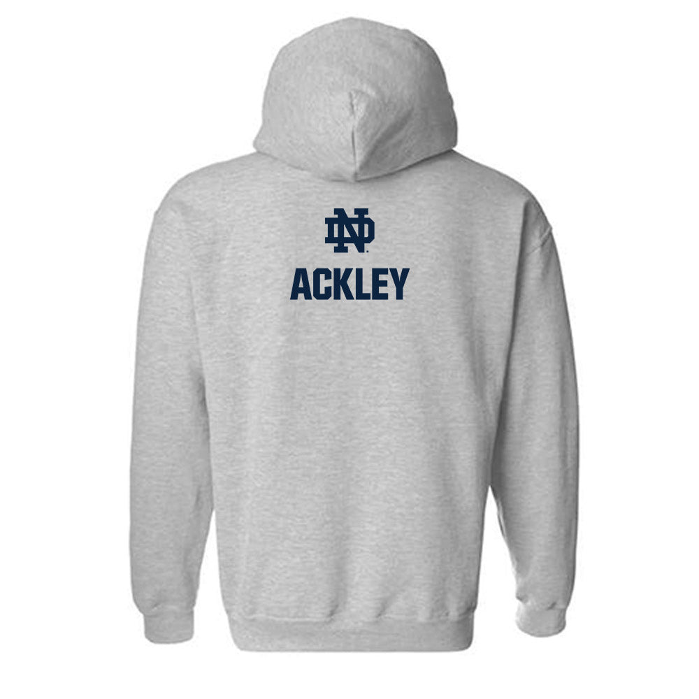Notre Dame - NCAA Men's Cross Country : Daelen Ackley - Classic Fashion Shersey Hooded Sweatshirt