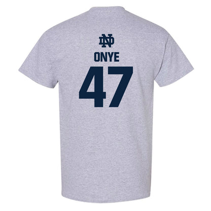 Notre Dame - NCAA Football : Jason Onye - Classic Fashion Shersey T-Shirt-1