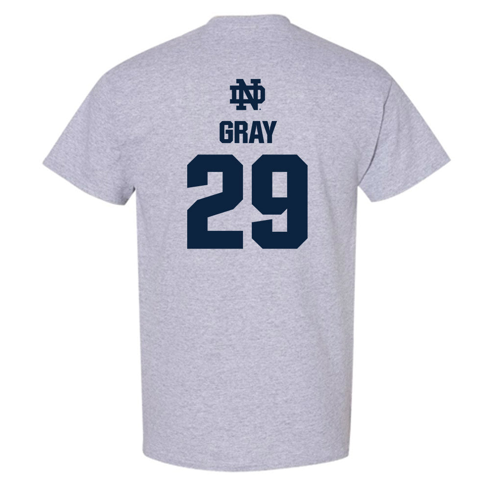 Notre Dame - NCAA Football : Christian Gray - Classic Fashion Shersey T-Shirt-1