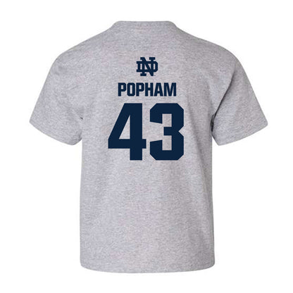 Notre Dame - NCAA Men's Lacrosse : Bo Popham - Classic Fashion Shersey Youth T-Shirt-1