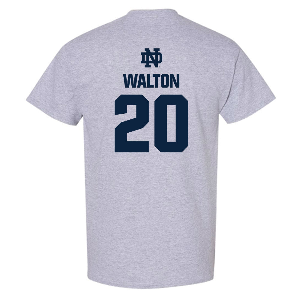 Notre Dame - NCAA Football : Jonaz Walton - Classic Fashion Shersey T-Shirt-1