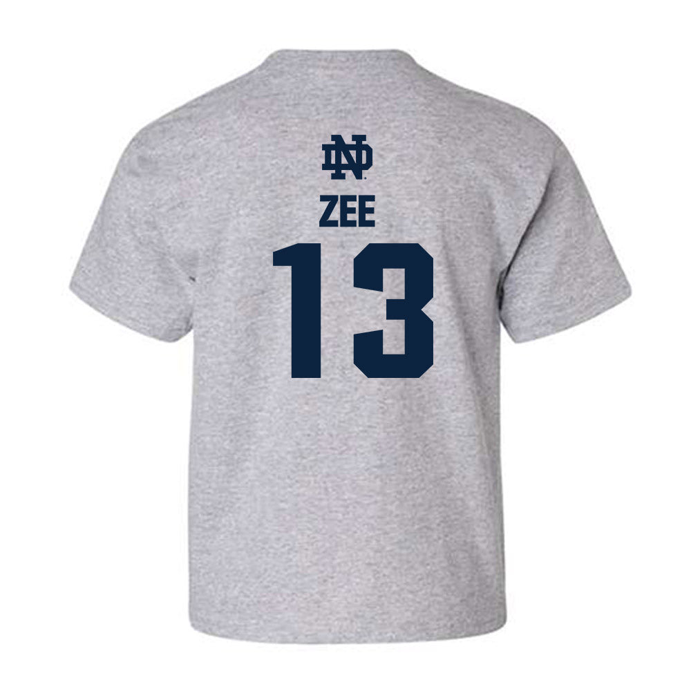 Notre Dame - NCAA Baseball : Jamie Zee - Classic Fashion Shersey Youth T-Shirt-1