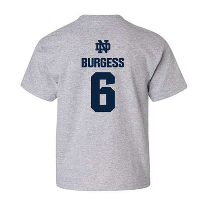 Notre Dame - NCAA Football : Christopher Burgess - Classic Fashion Shersey Youth T-Shirt-1