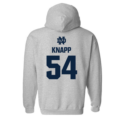 Notre Dame - NCAA Football : Anthonie Knapp - Classic Fashion Shersey Hooded Sweatshirt-1