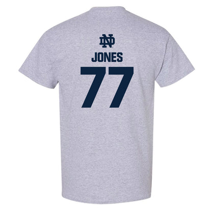 Notre Dame - NCAA Football : Peter Jones - Classic Fashion Shersey T-Shirt-1