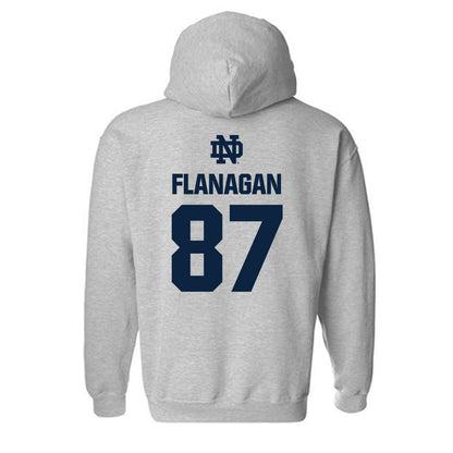 Notre Dame - NCAA Football : Cooper Flanagan - Classic Fashion Shersey Hooded Sweatshirt-1