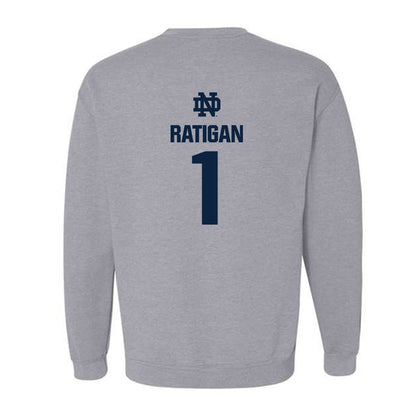 Notre Dame - NCAA Women's Basketball : Kelly Ratigan - Classic Fashion Shersey Crewneck Sweatshirt-1