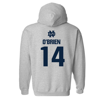 Notre Dame - NCAA Women's Lacrosse : Franny O'Brien - Classic Fashion Shersey Hooded Sweatshirt-1