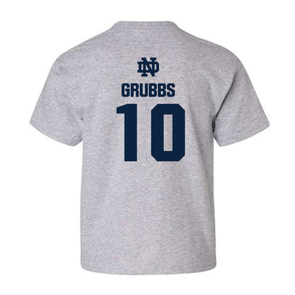 Notre Dame - NCAA Football : Noah Grubbs - Classic Fashion Shersey Youth T-Shirt-1