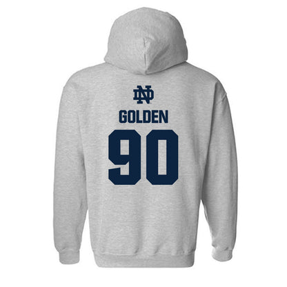 Notre Dame - NCAA Football : Elijah Golden - Classic Fashion Shersey Hooded Sweatshirt-1