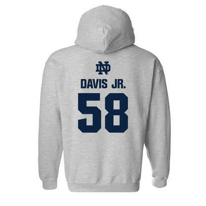 Notre Dame - NCAA Football : Thomas Davis Jr. - Classic Fashion Shersey Hooded Sweatshirt-1