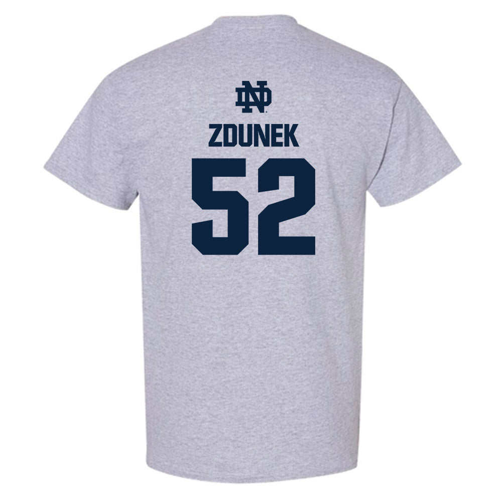 Notre Dame - NCAA Baseball : Eric Zdunek - Classic Fashion Shersey T-Shirt-1